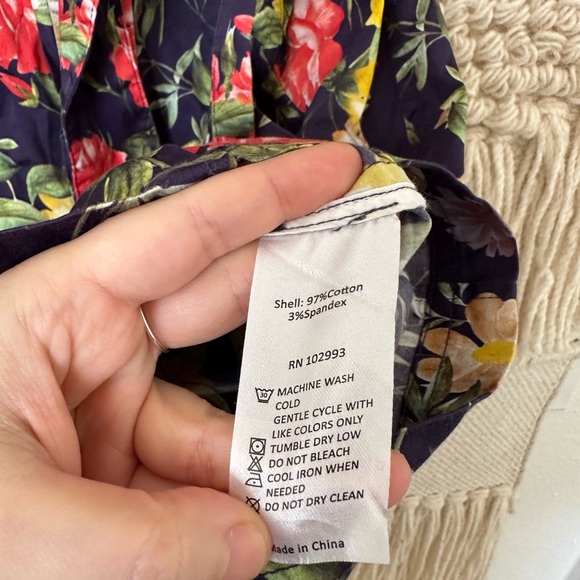 Marissa Webb Multi Floral Printed Puff Sleeve Dress - Picture 4 of 7